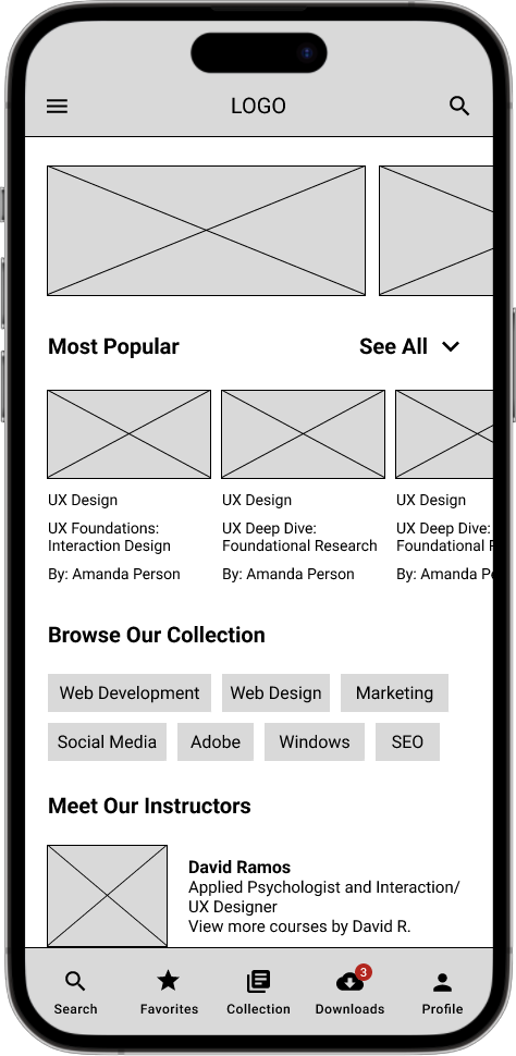 Digital Wireframe for Knowledge