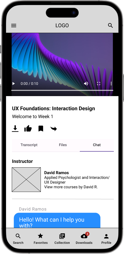 Digital Wireframe for Knowledge