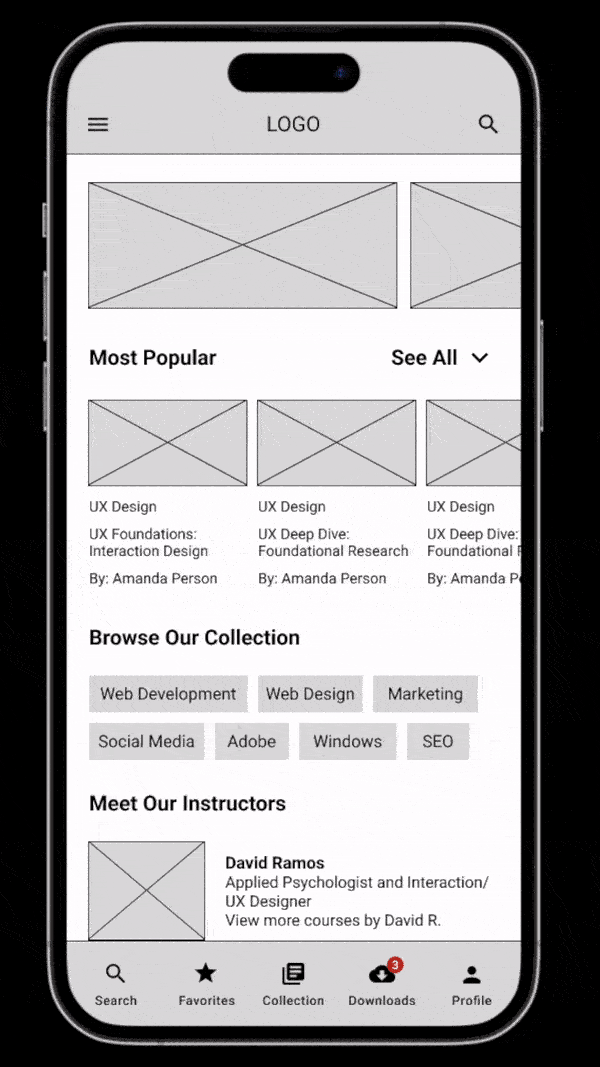 Knowledge - Wireframe Animation